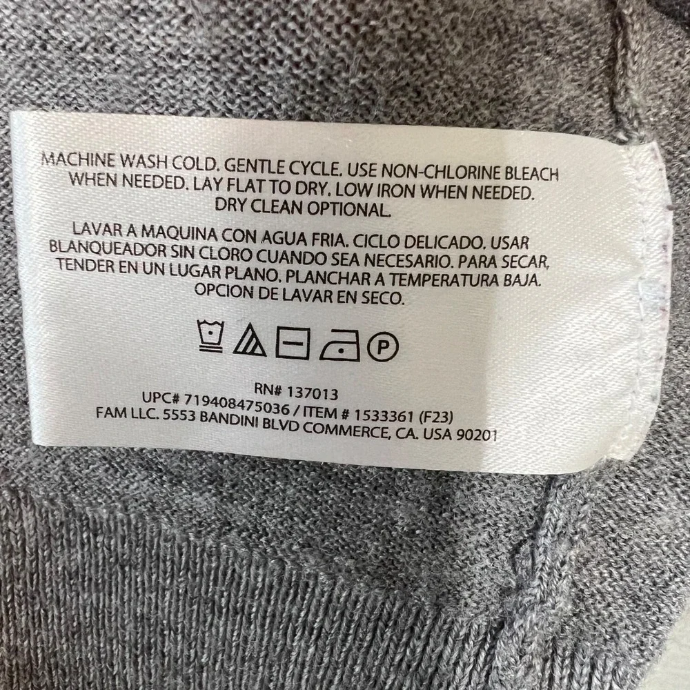 Banana Republic Merino Wool Crew Neck Sweater‎ Men's Size M Gray Preppy  Grandpa